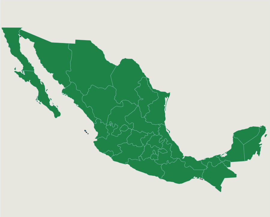 Nuestras Ubicaciones en Mexico