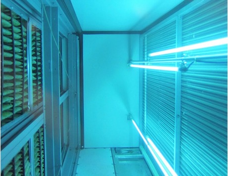 Imagen de un sistema de Luz UV-C para el tratamiento del aire