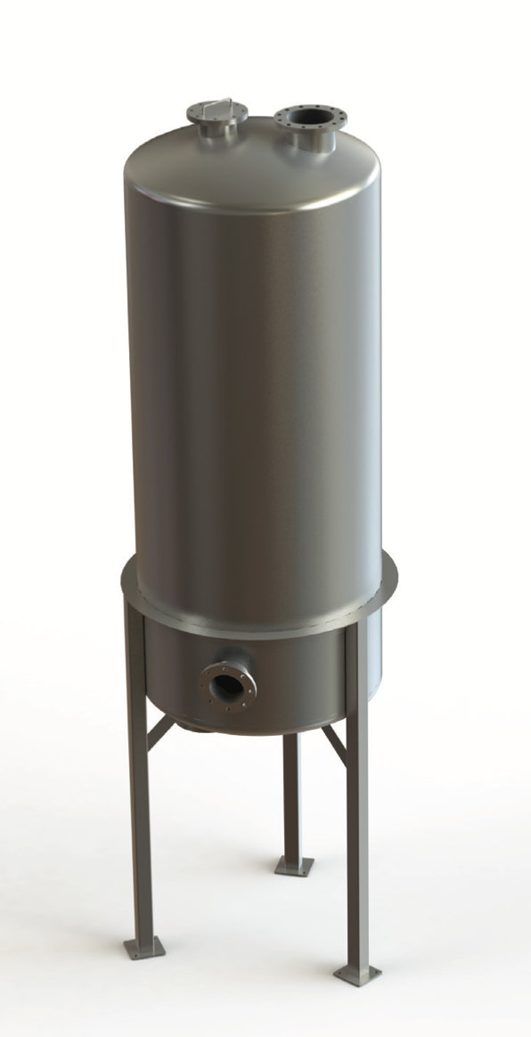 Sistema de filtración de lecho profundo tipo scrubbed para Biogas