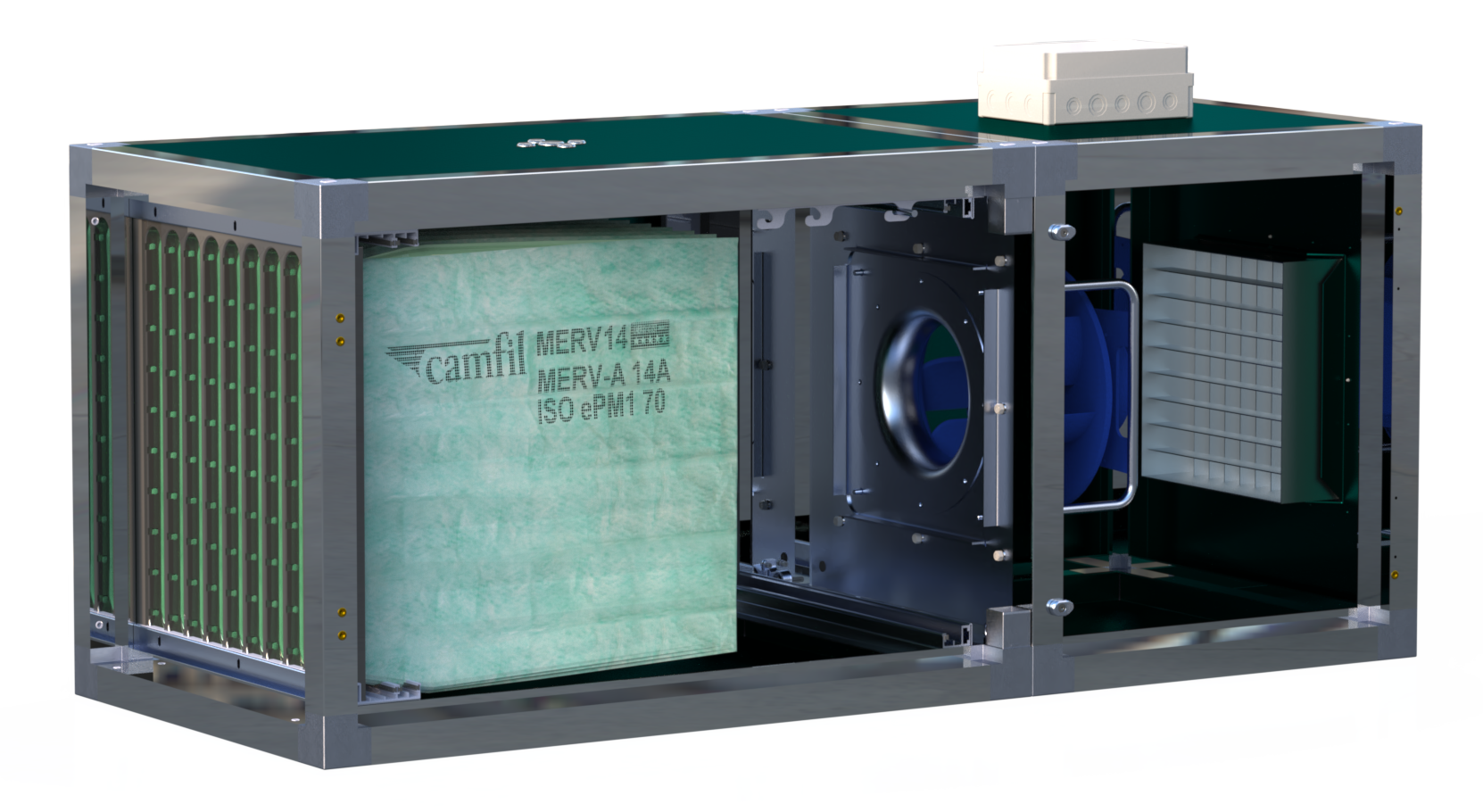 Cam cleaner dos cajas con HiFlo